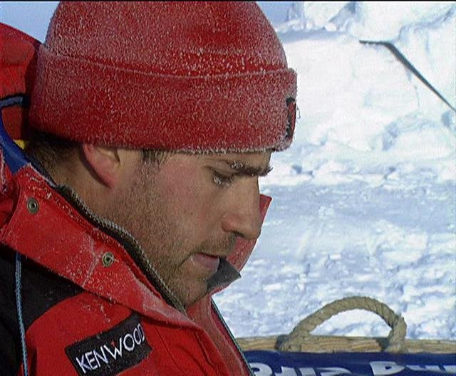 Diego Criado del Rey en una expedición polar